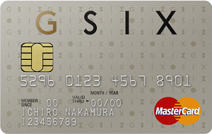 GINZA SIX カード ゴールド券面デザイン