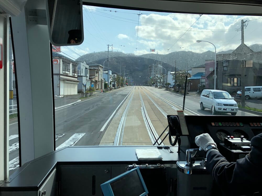 函館市電の宝来町から青柳町