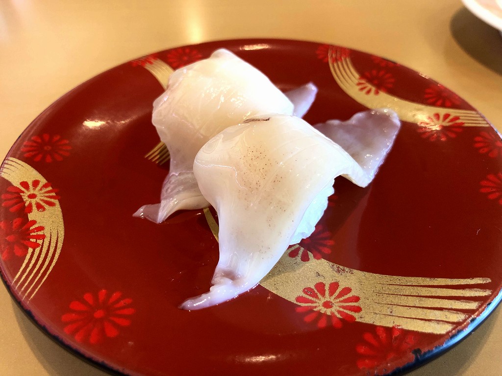 函まるずし 函館漁火通店のイカのミミ