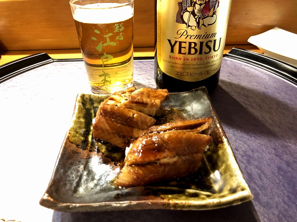 谷地頭の江戸松の煮穴子