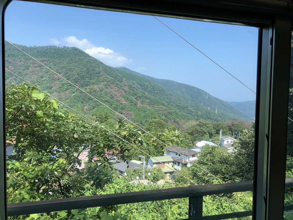 箱根登山鉄道からの眺め