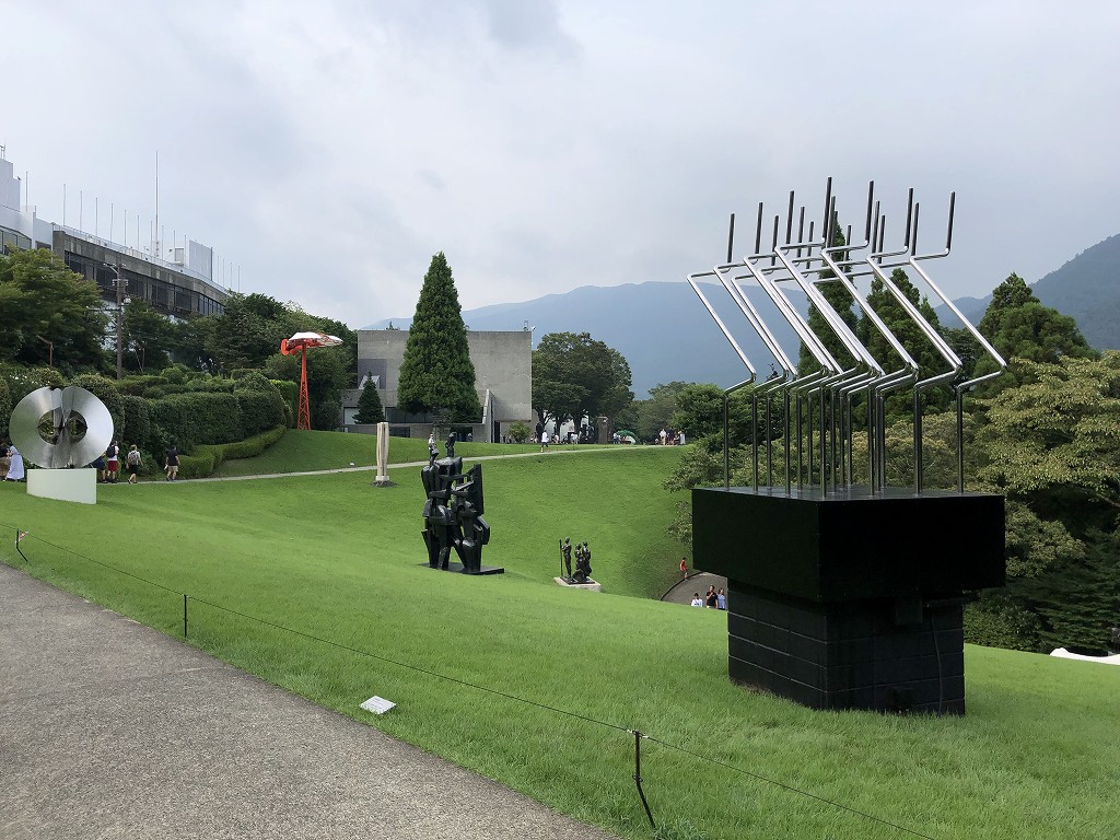 箱根彫刻の森美術館の出口付近