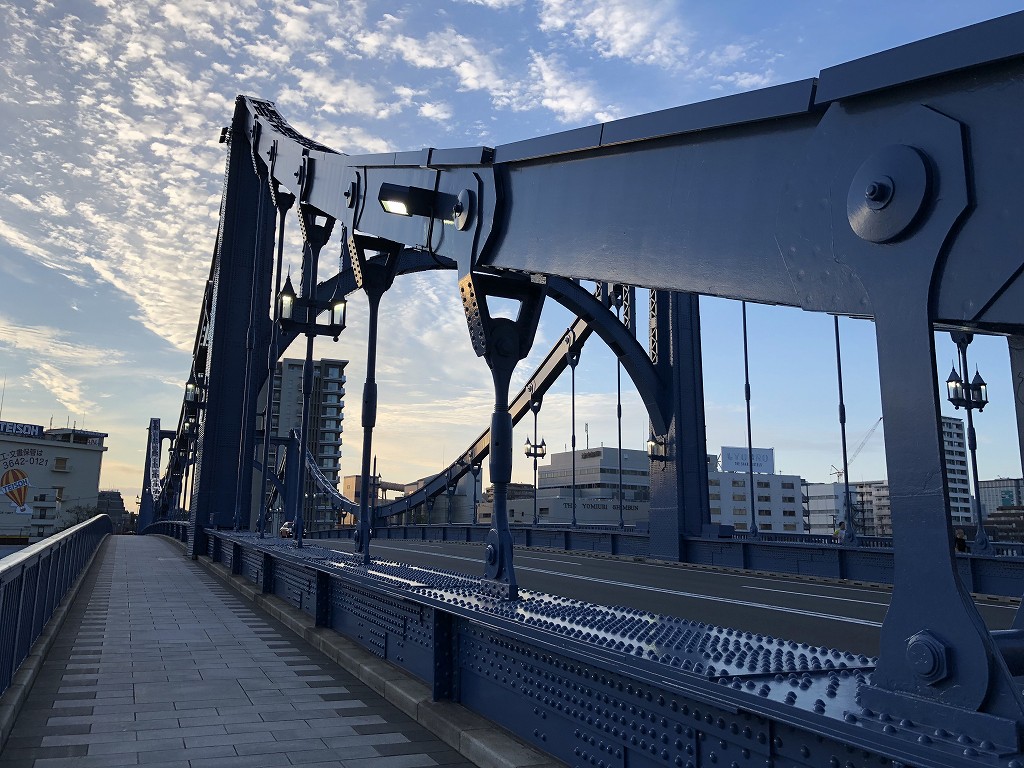早朝の清洲橋1