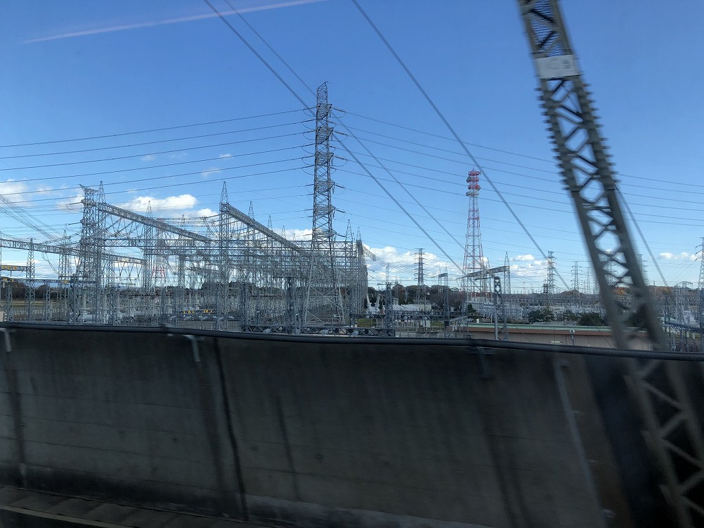 宇都宮の変電所