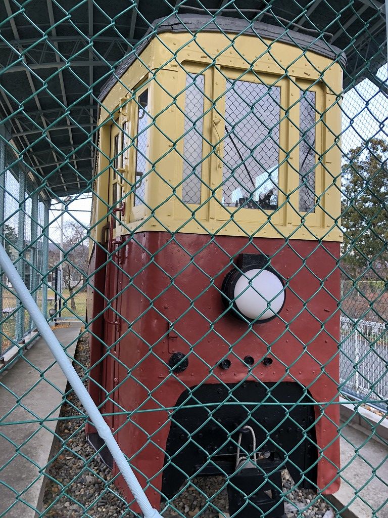 花巻の材木町公園の馬面電車2