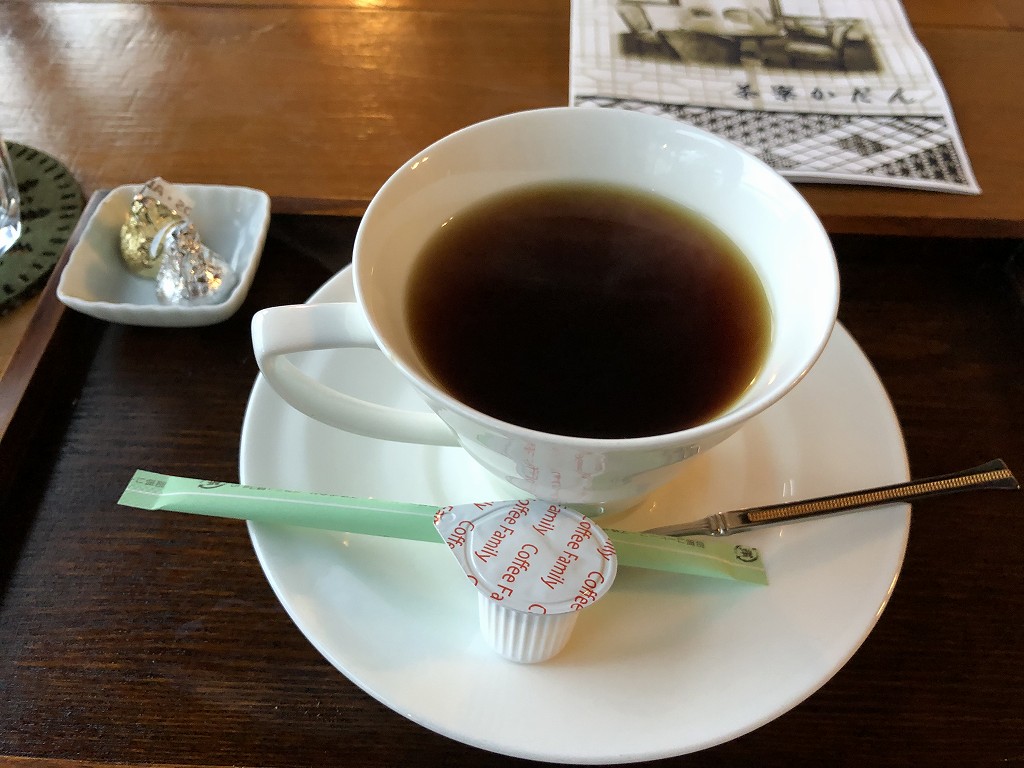 花巻の茶寮かだんのコーヒー1