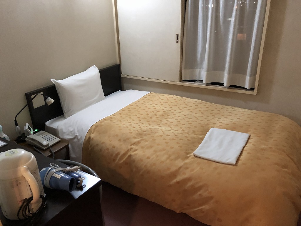 花巻のホテル花城のシングルルーム2