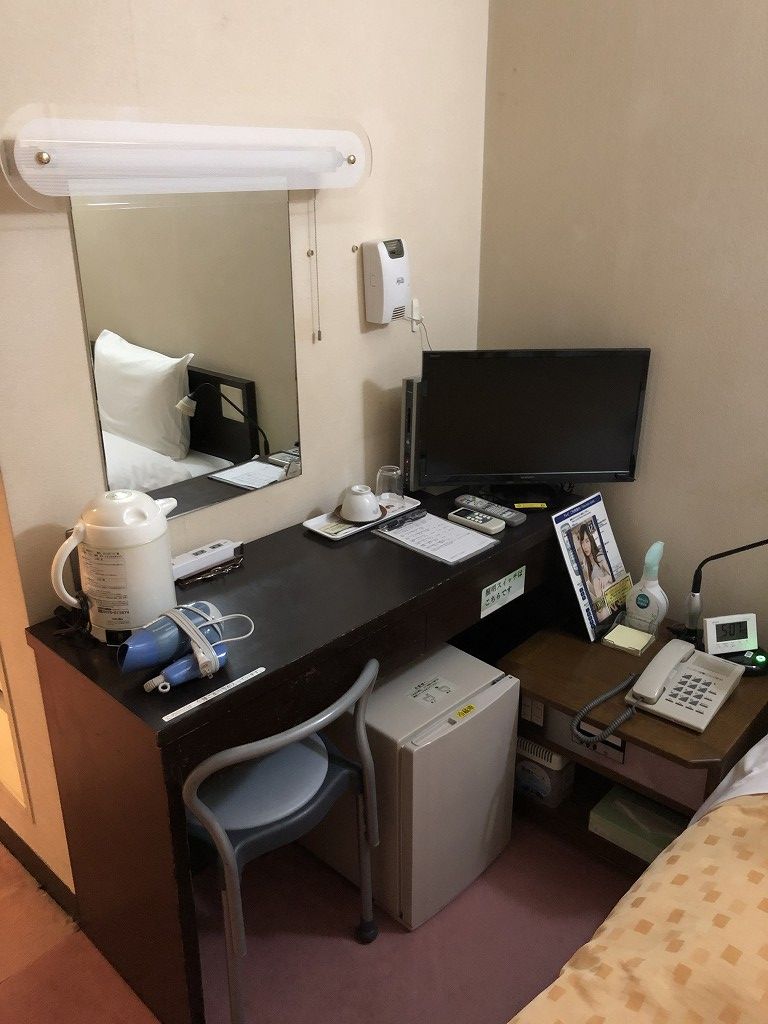 花巻のホテル花城のシングルルーム3