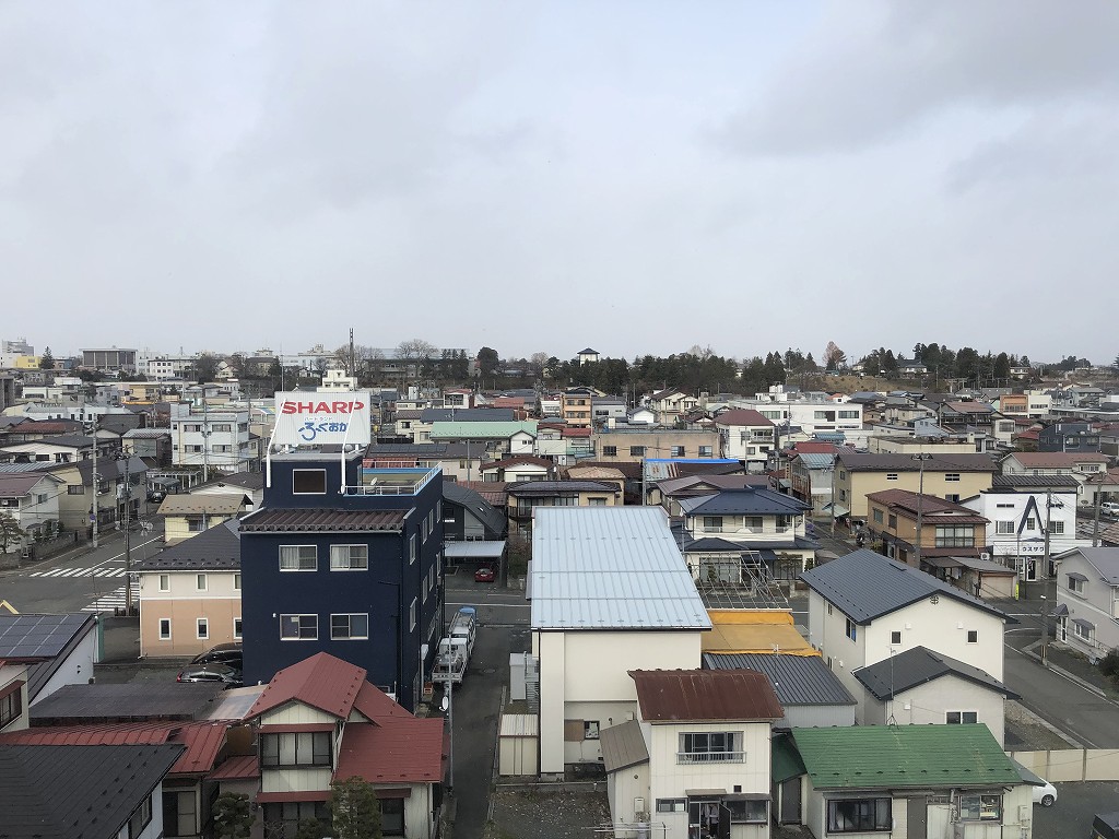 花巻のホテル花城からの眺め1