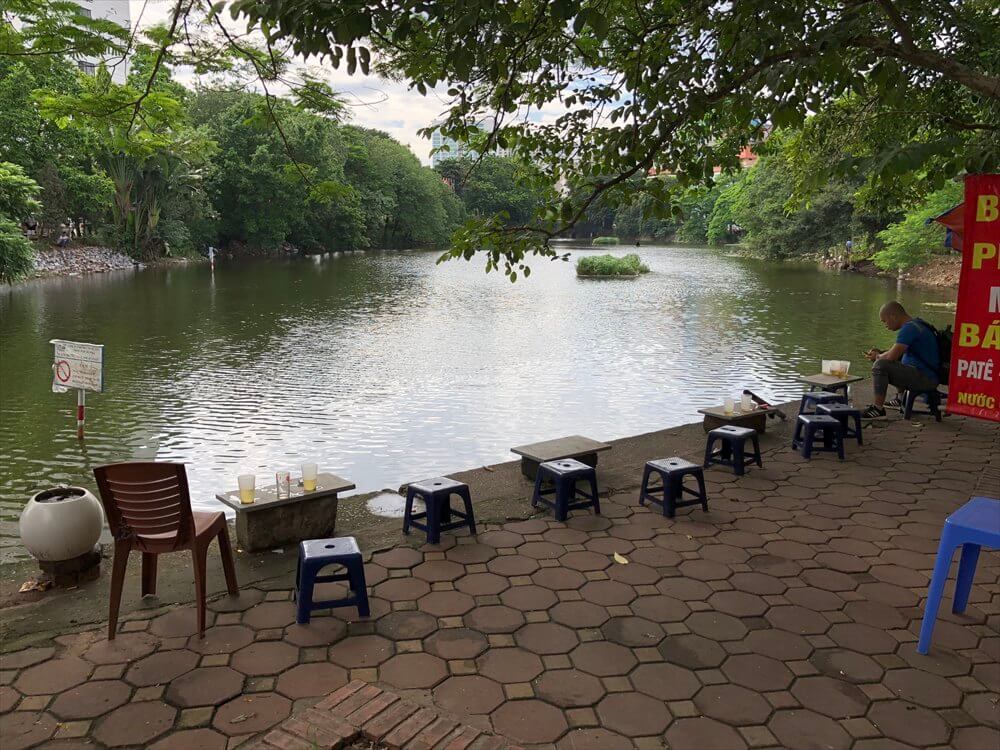ハノイのタイ湖の憩いのゾーン