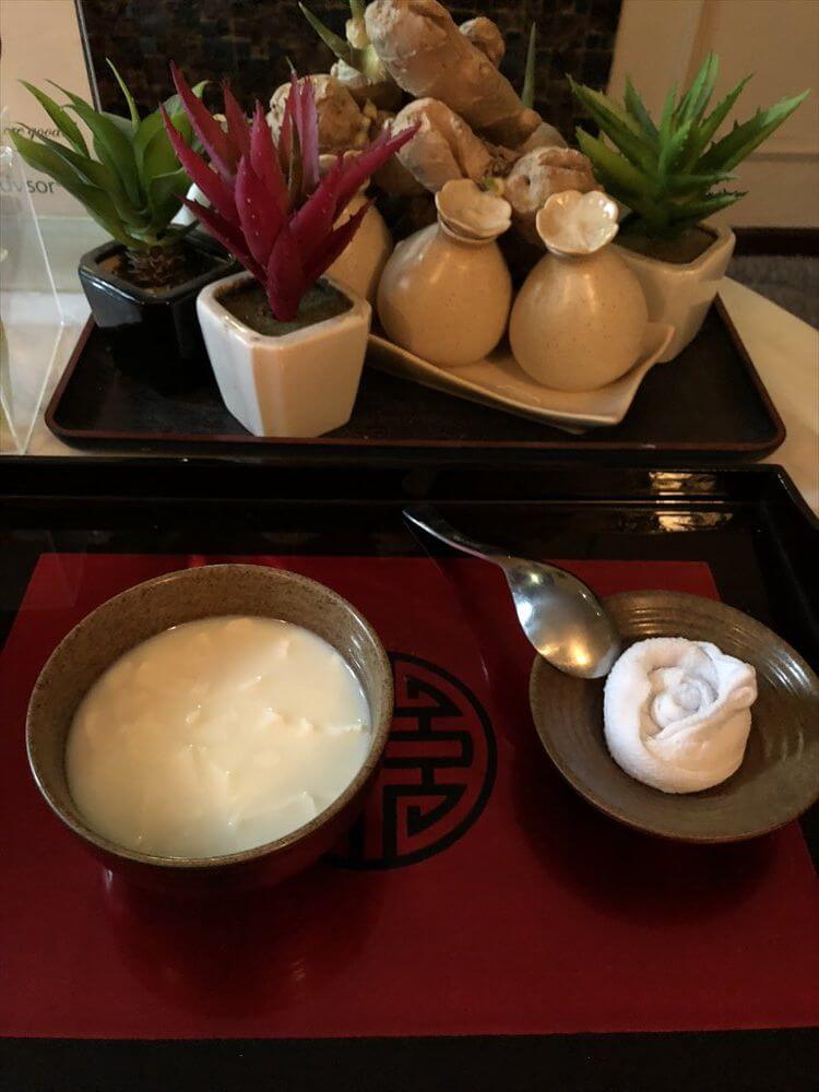Trendy Hotel & Spaの豆腐スープ
