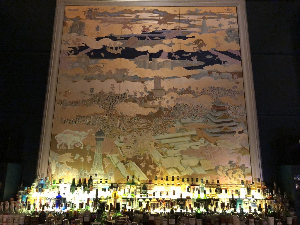 セントレジス大阪のセントレジスバーの壁画