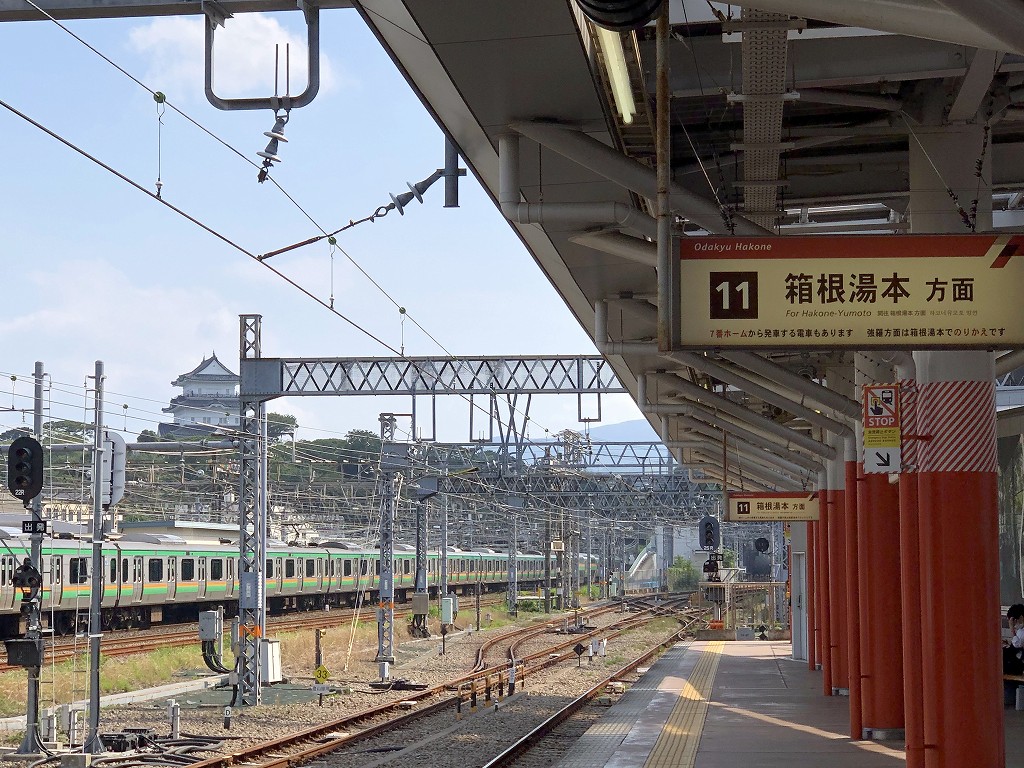 小田原駅から小田原城