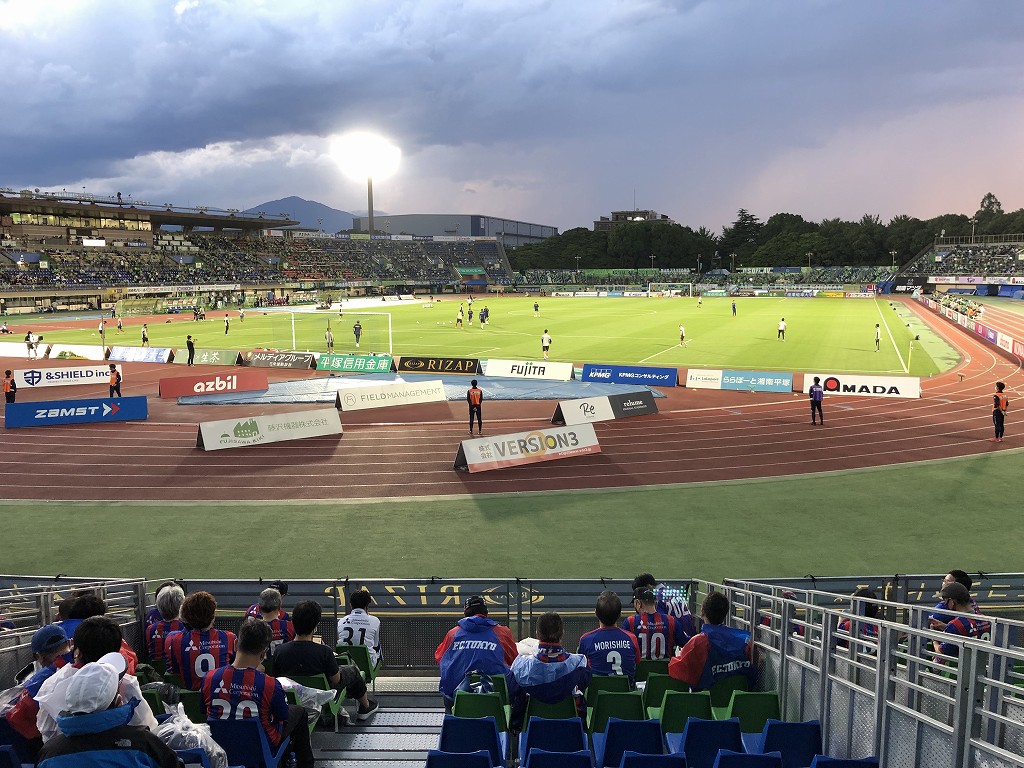 平塚のレモンガススタジアムでベルマーレｖｓFC東京戦2