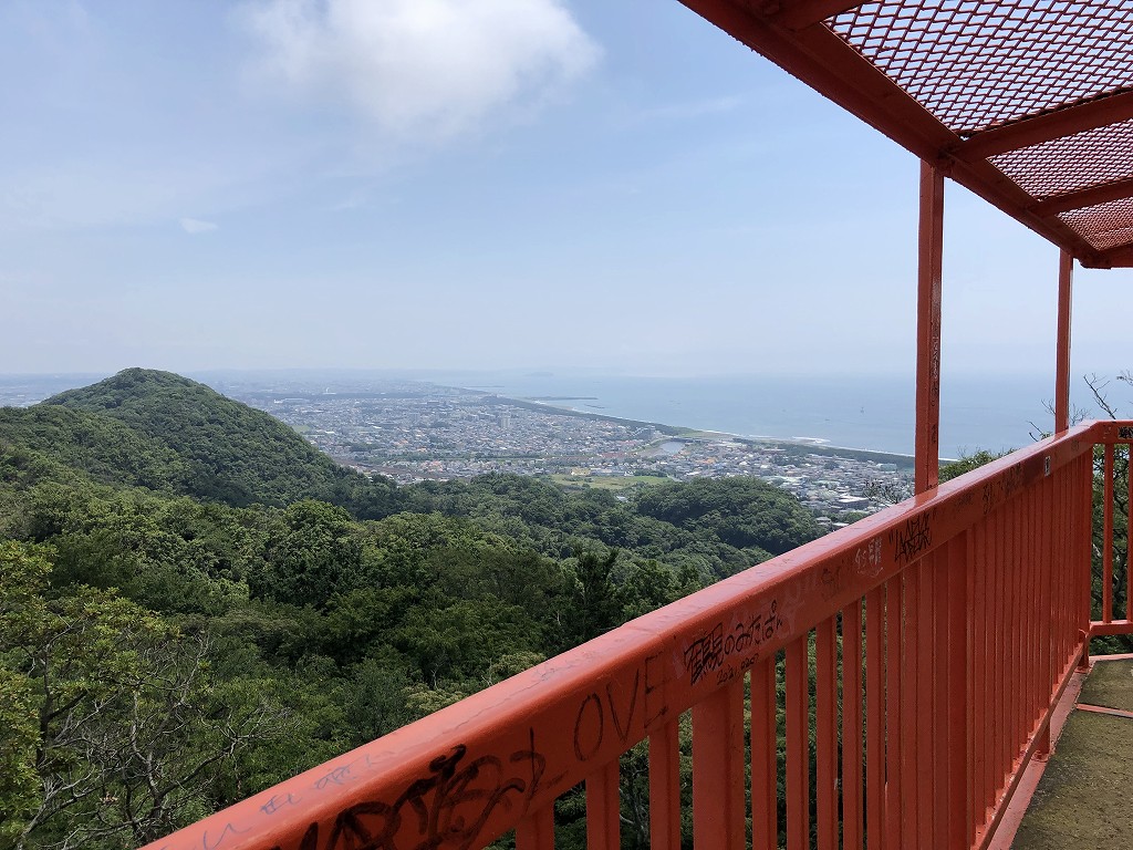 湘南平のテレビ塔から相模湾1