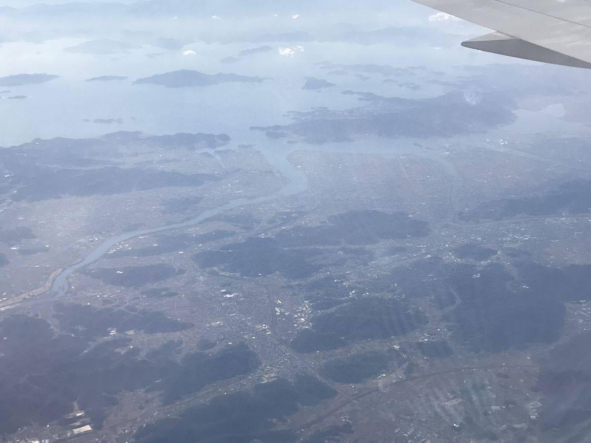 岡山市の海岸線