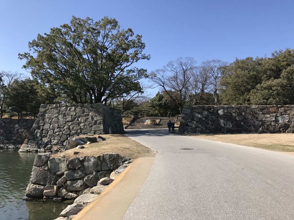 広島城の石垣