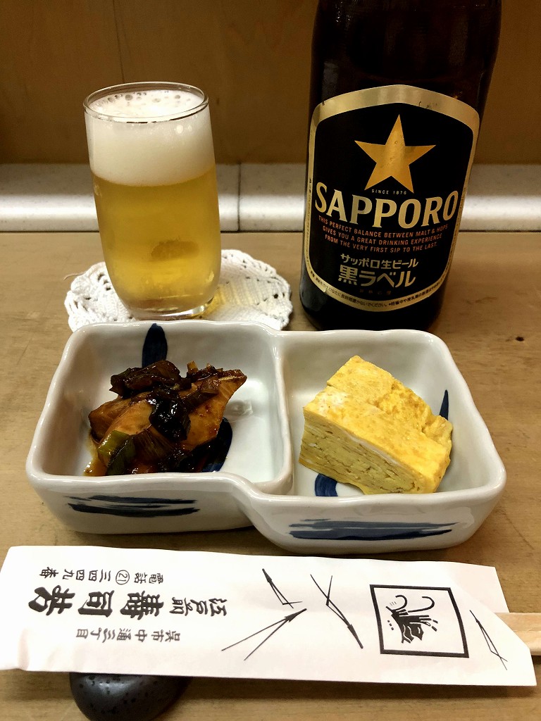 呉の寿司好で黒ラベル