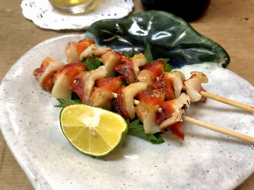 呉の寿司好でヨナキの塩焼き