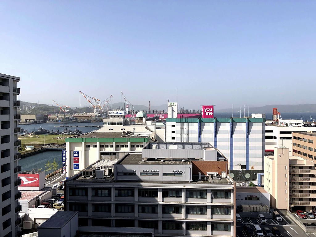 コンフォートホテルから呉港1