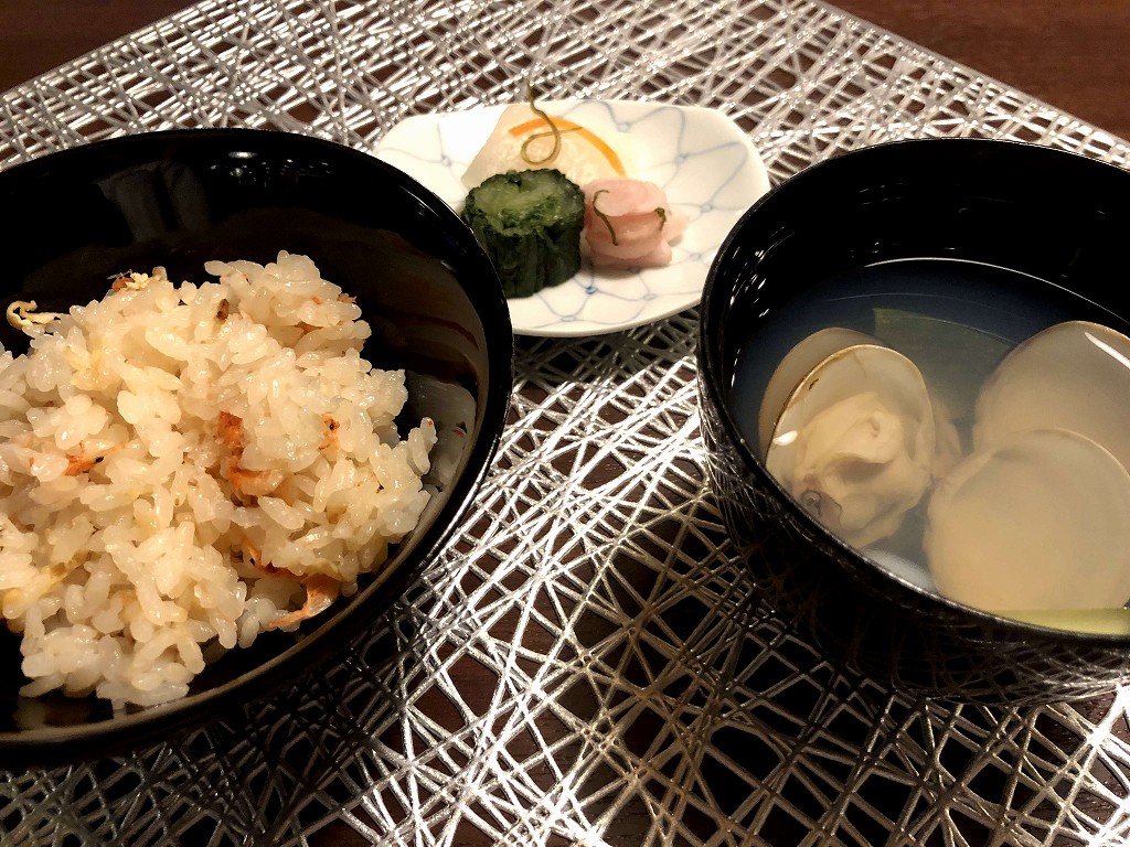 ANAクラウンプラザ広島の「雲海」の桜えびご飯