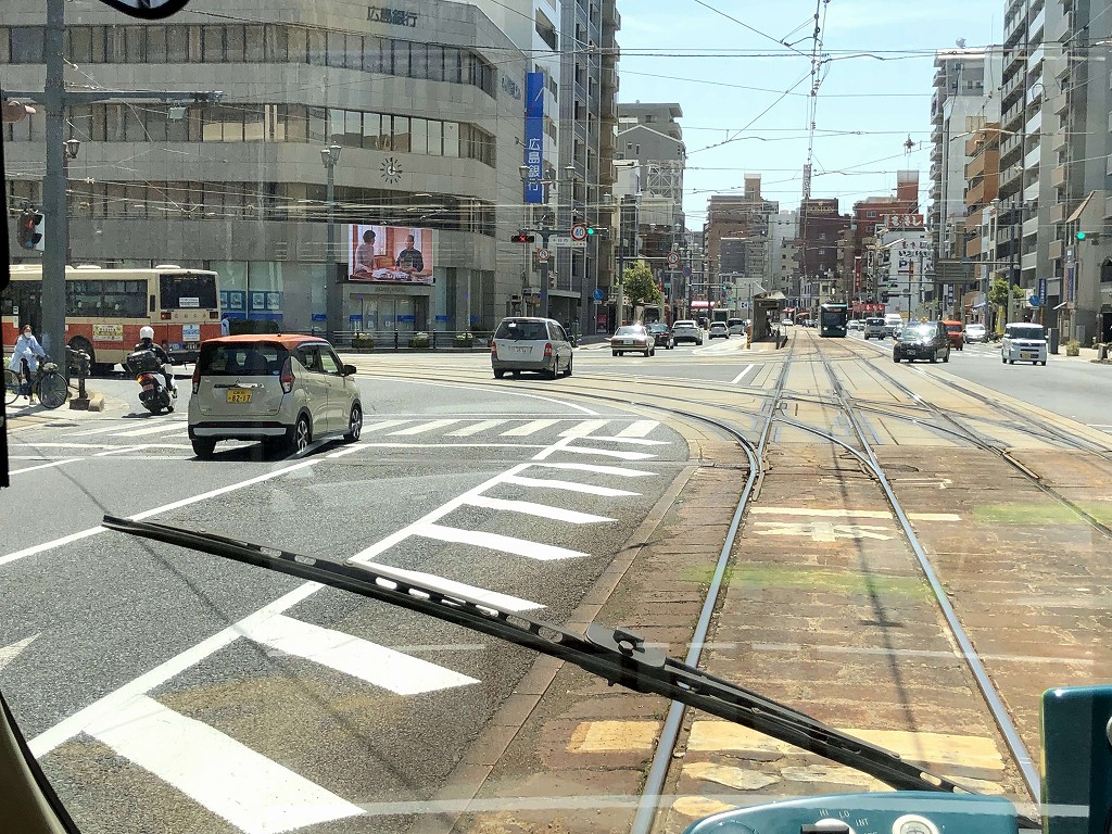 広電乗車中