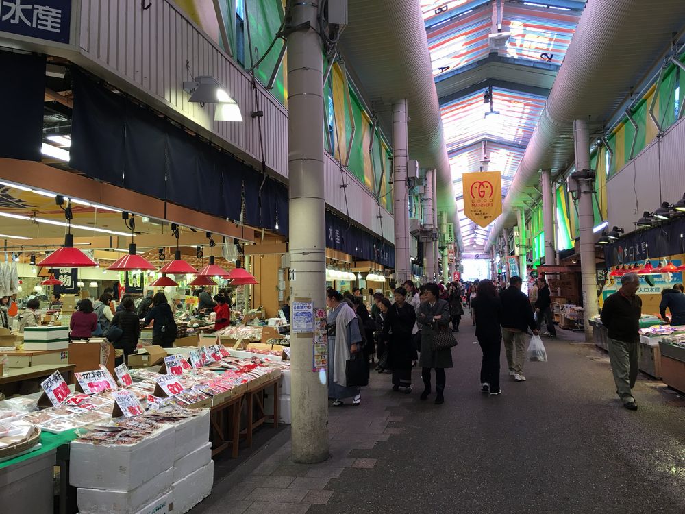 近江町市場見学2
