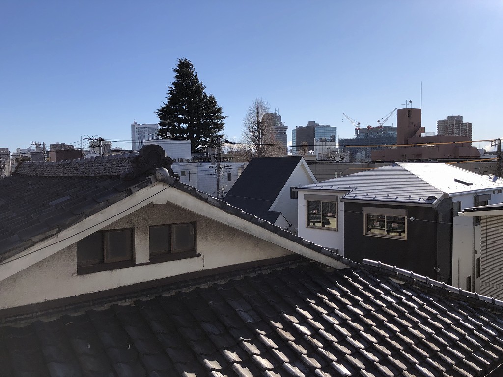 鳳明館森川別館から文京シビックホール