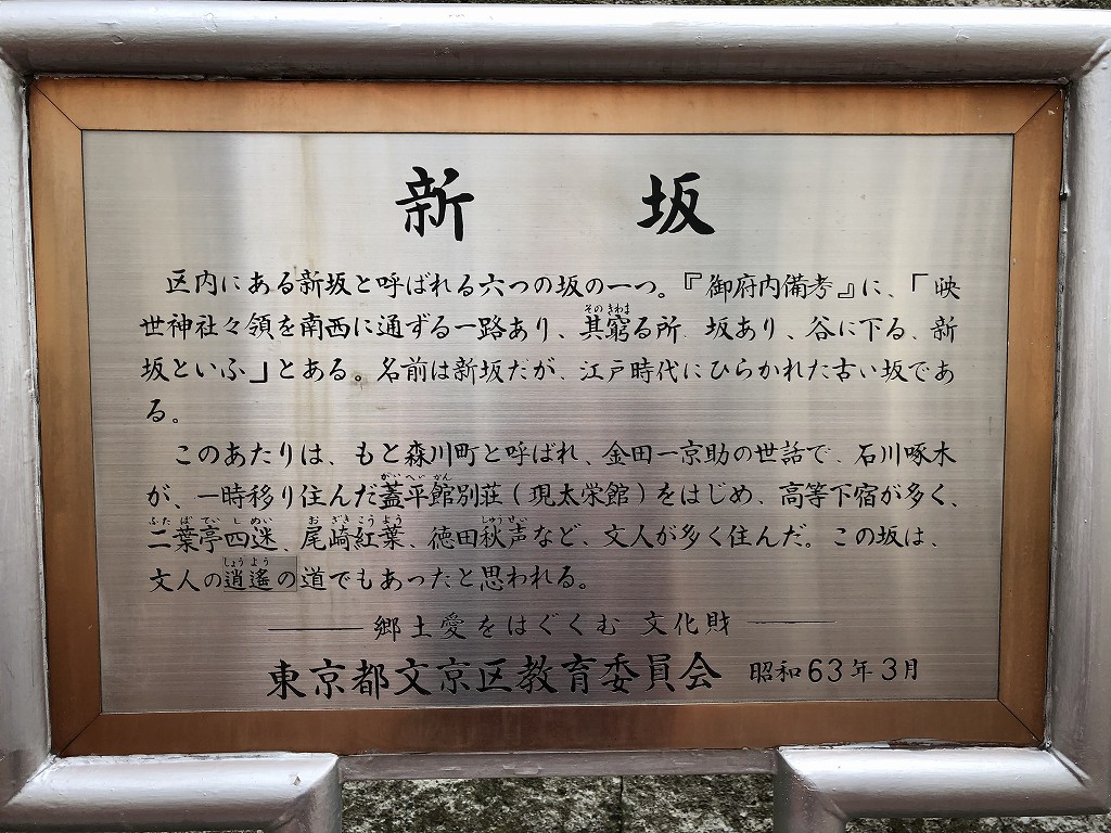蓋平館別荘跡の新坂2