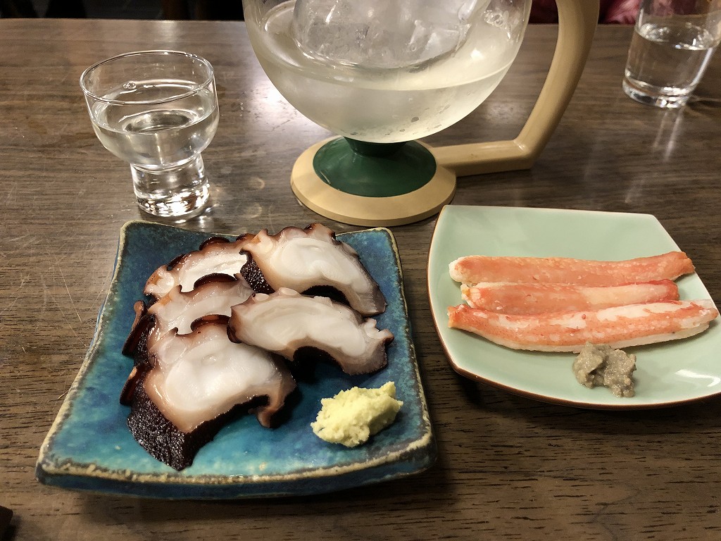 本郷の喜鮨のタコ