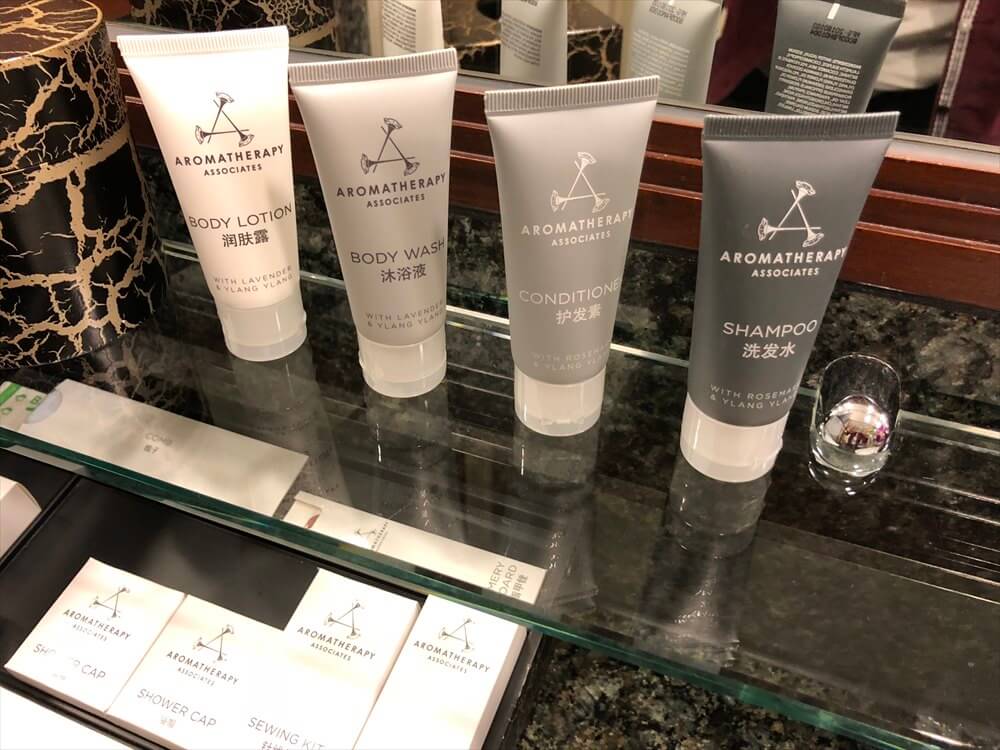 JWマリオットホテル香港のアメニティ
