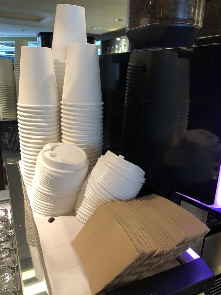JWマリオットホテル香港の持ち帰りコーヒー
