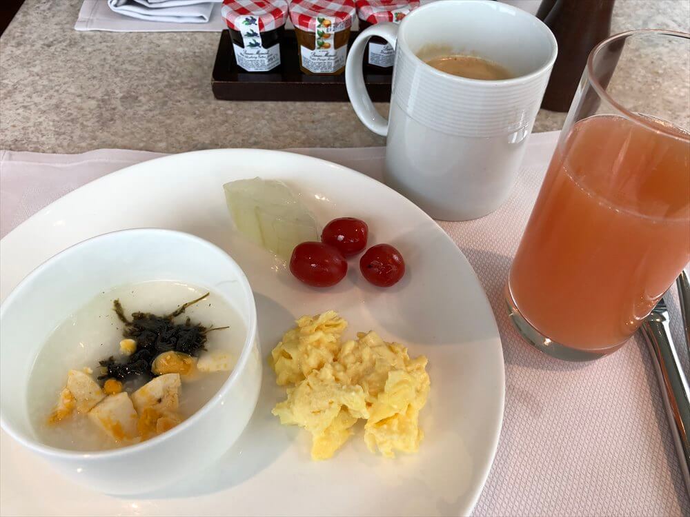JWマリオットホテル香港の2日目の朝食