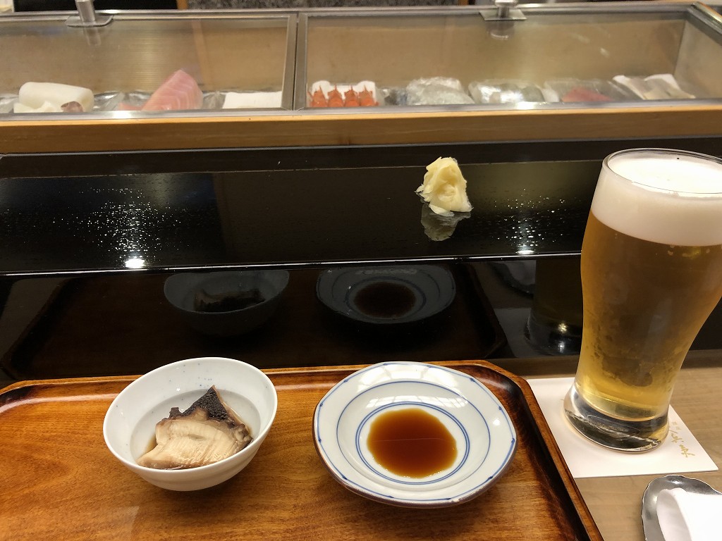 ホテルニューオータニ タワー館「久兵衛」で寿司1
