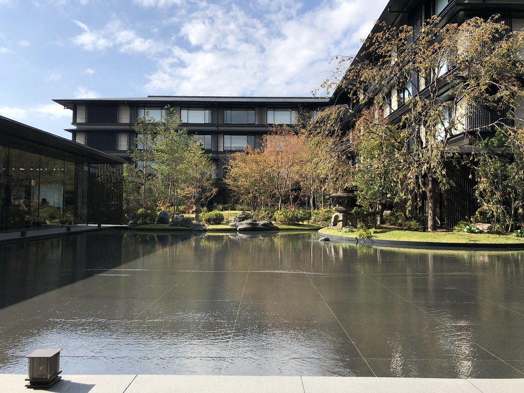 HOTEL THE MITSUI KYOTOの中庭（晴天）2