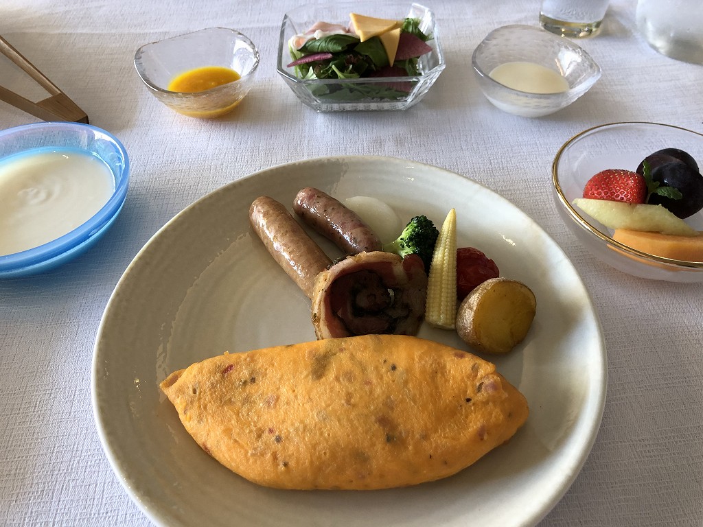 HOTEL THE MITSUI KYOTOのインルームダイニングの朝食（洋食）2
