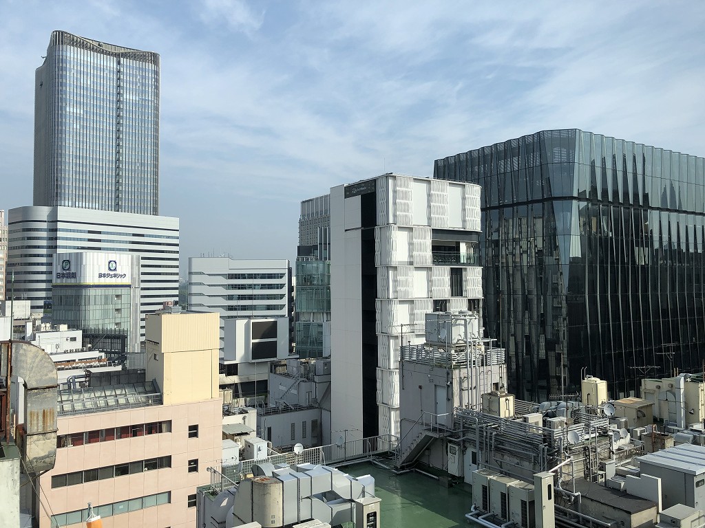 ハイアットセントリック東京銀座からの朝の眺め