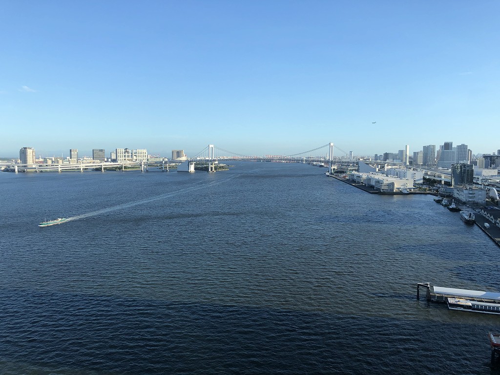 ホテルインターコンチネンタル東京ベイからの景色
