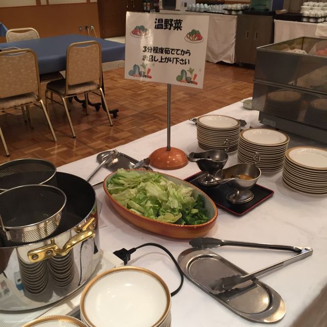 絶景の宿 犬吠埼ホテルの朝食バイキング（温野菜）
