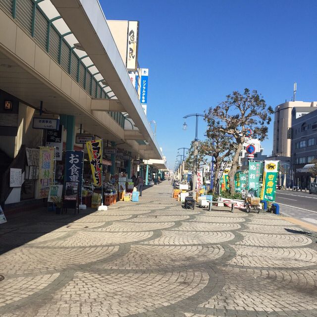 銚子駅前のアーケード