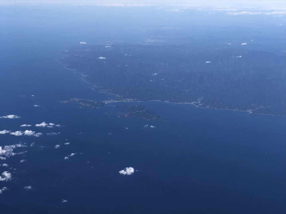 ANA87便からの紀伊大島