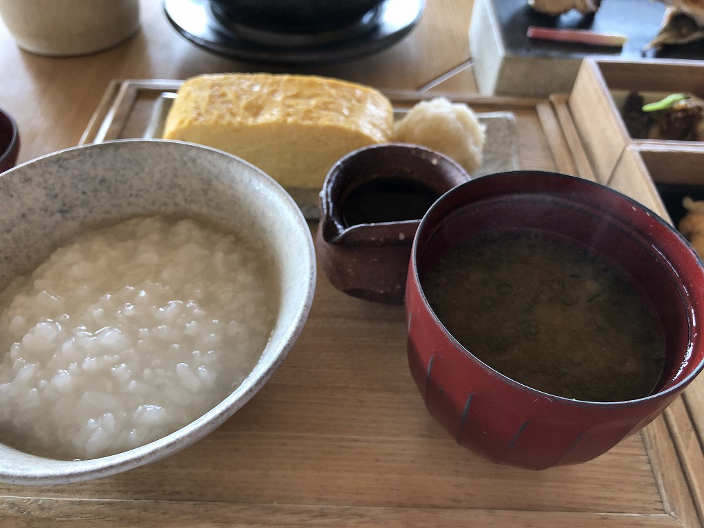 アマネムの和箱朝食の卵焼き