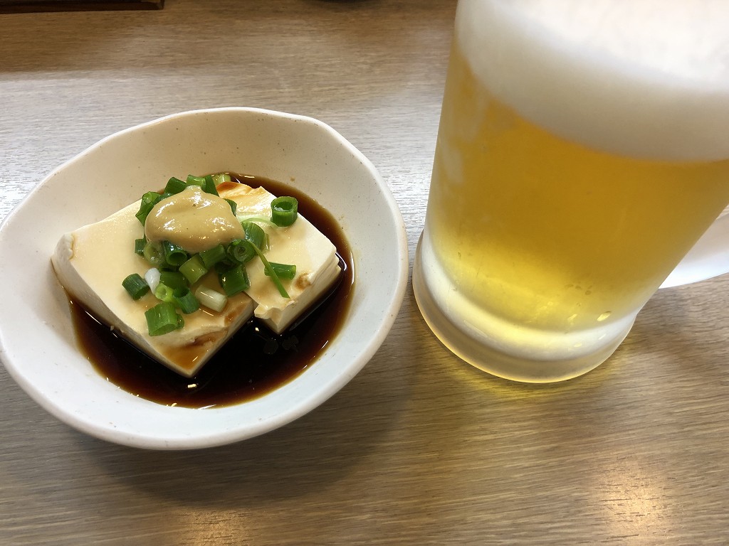 伊勢市の焼き鳥屋「ばんふ」の辛子豆腐