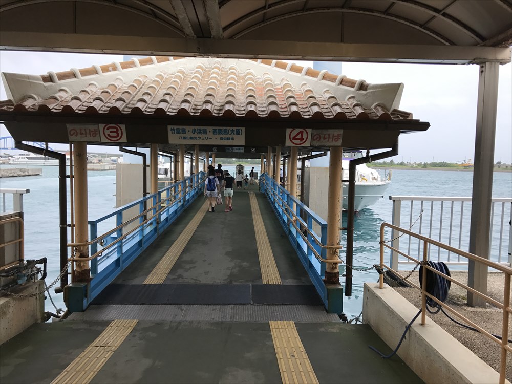 石垣島から竹富島の船（うみかじ）