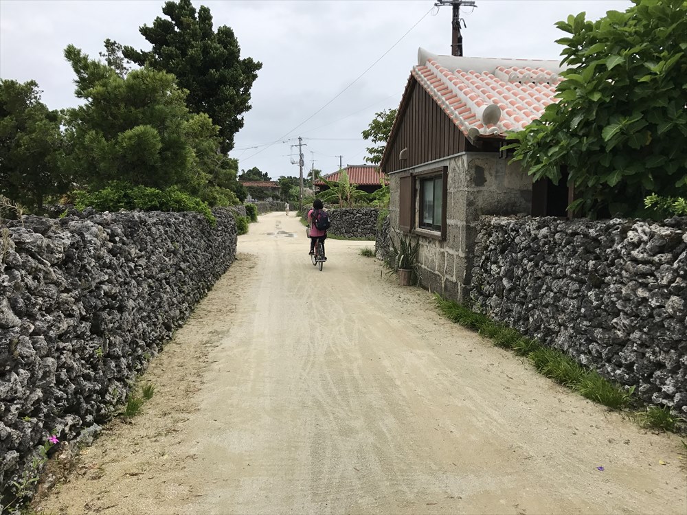 竹富島の道路1
