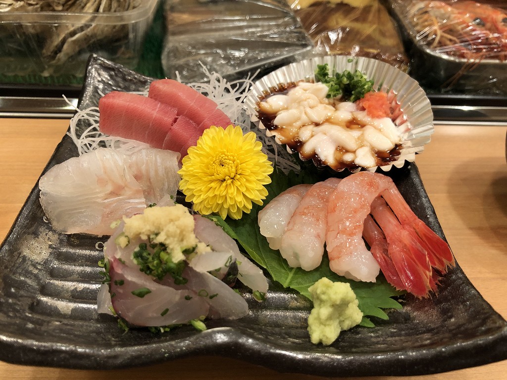 磐田の寿司好の刺盛り