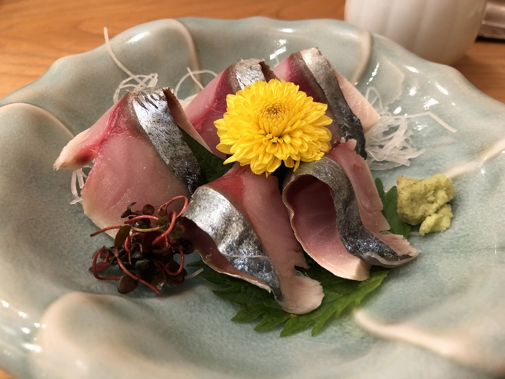 磐田の寿司好のしめ鯖