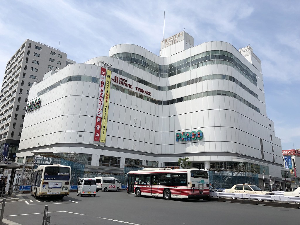 調布駅前のPARCO