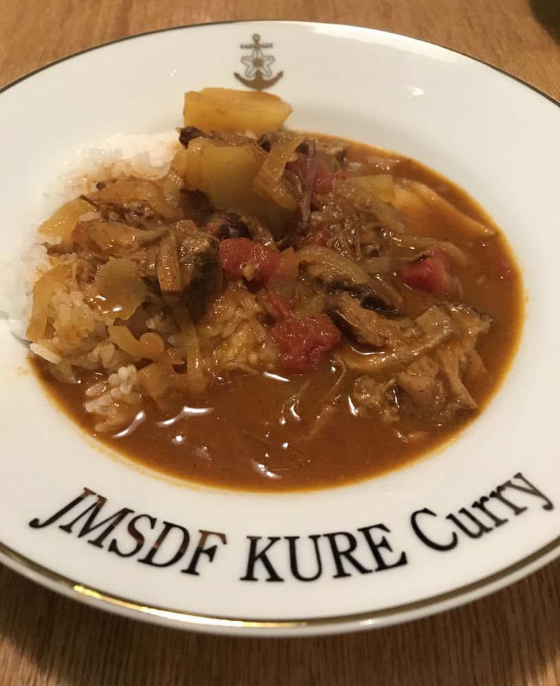「JMSDF KURE Curry」皿