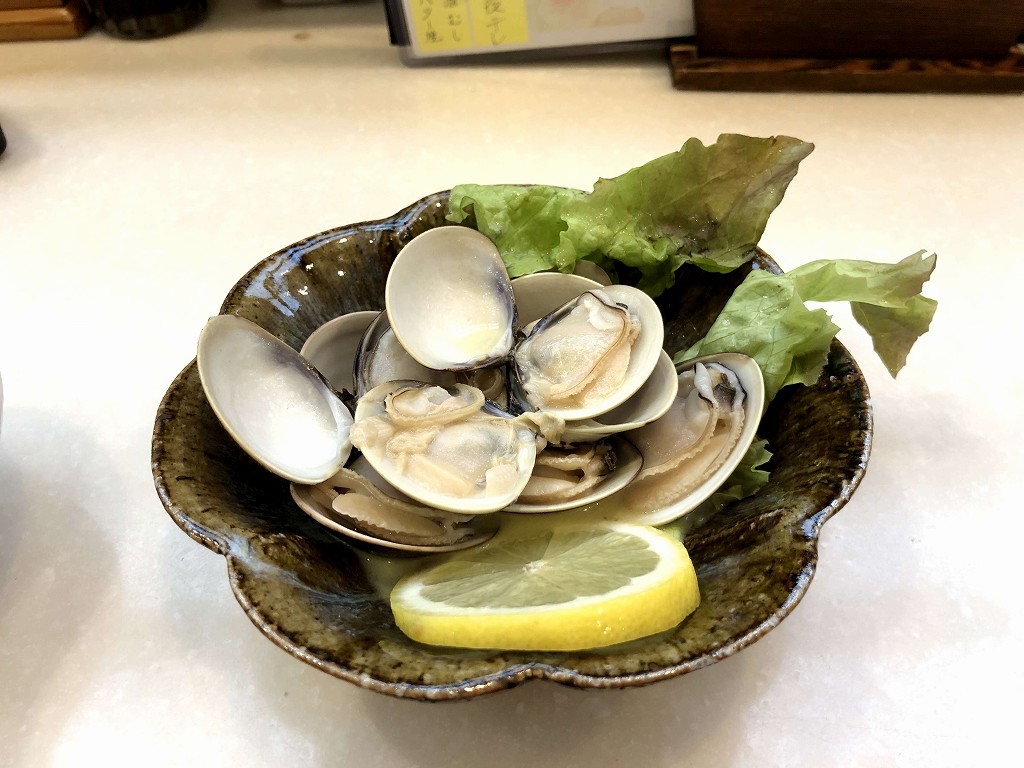 十三の太郎坊寿しのハマグリのバター焼き